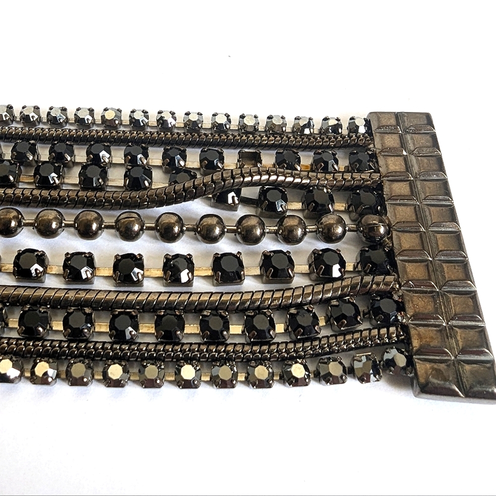 Miriam Haskell Rhinestone 11 Multi Layer Strands … - image 7